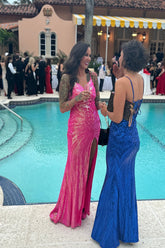 Royal Blue gala gown -clearance